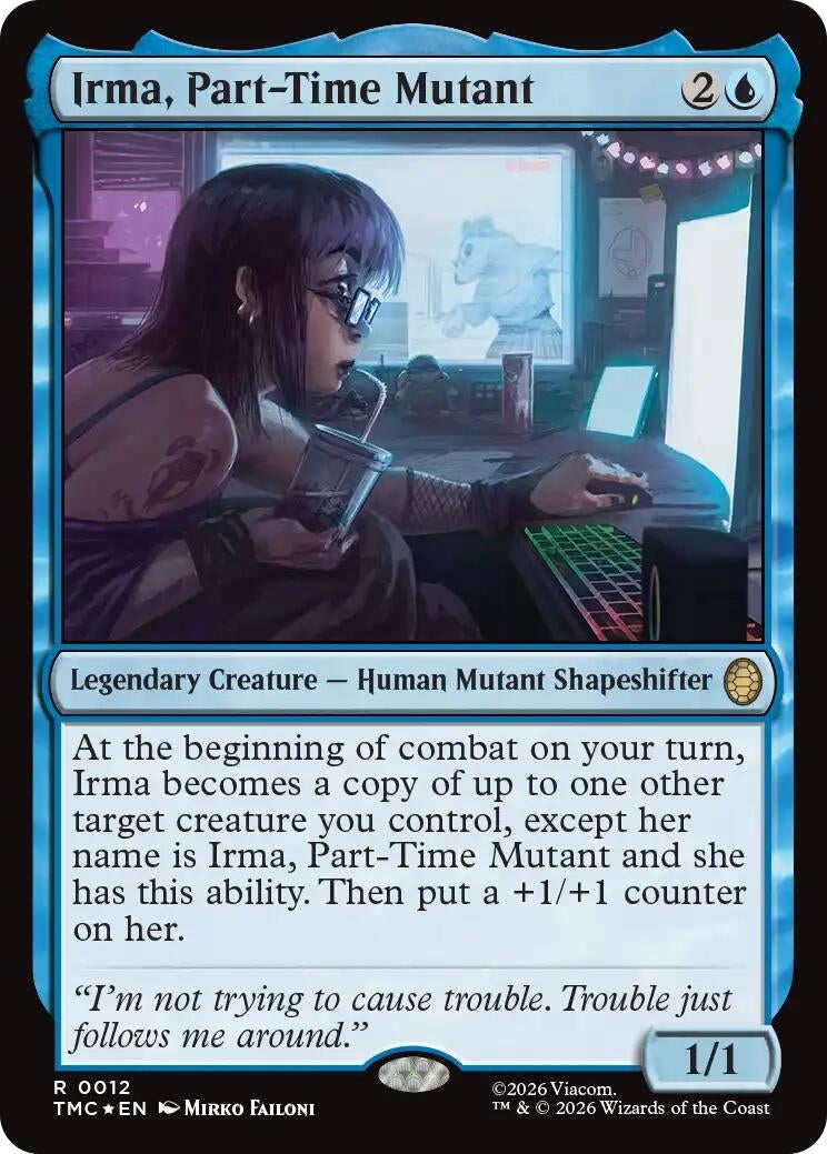 Irma, Part-Time Mutant (Surge Foil) (Teenage Mutant Ninja Turtles) (12)