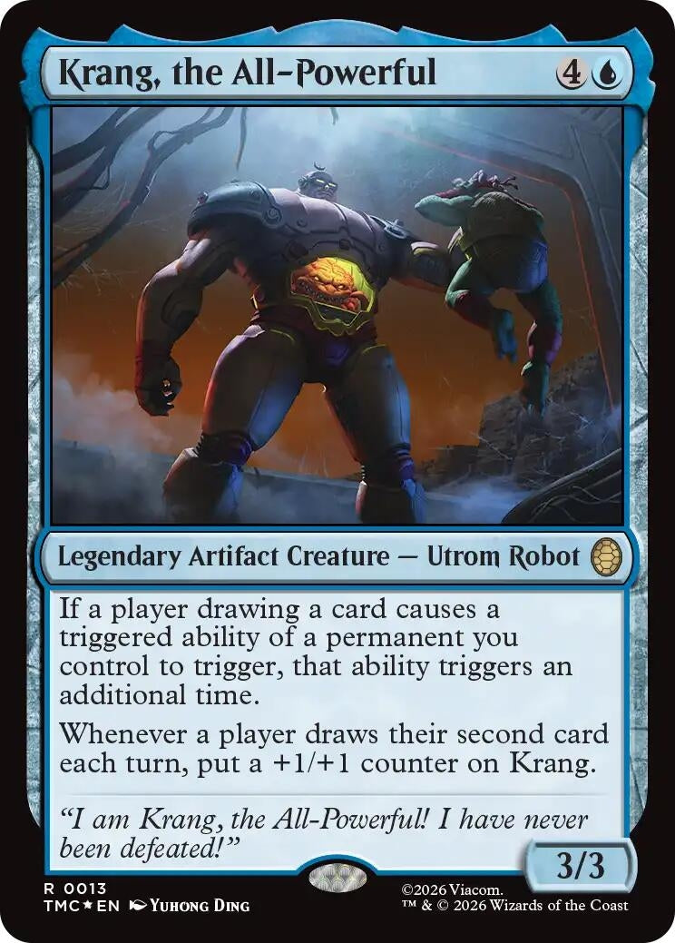 Krang, the All-Powerful (Surge Foil) (Teenage Mutant Ninja Turtles) (13)