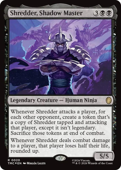 Shredder, Shadow Master (Surge Foil) (Teenage Mutant Ninja Turtles) (20)