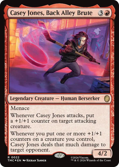 Casey Jones, Back Alley Brute (Surge Foil) (Teenage Mutant Ninja Turtles) (22)