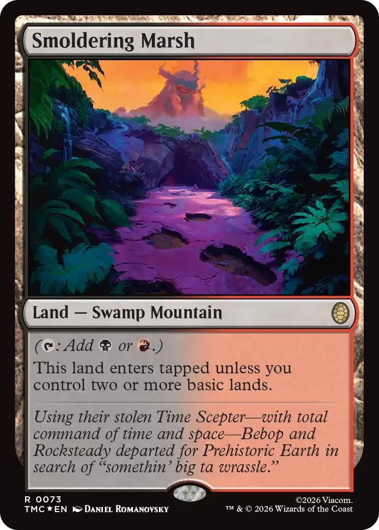 Smoldering Marsh (Surge Foil) (Teenage Mutant Ninja Turtles) (73)