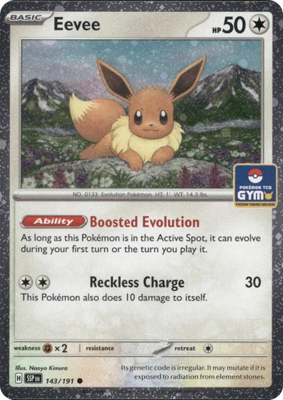 Eevee (Southeast Asia Exclusive) (League & Championship Cards) (143/191)