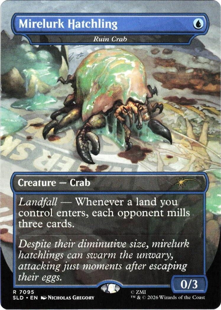 Image for Mirelurk Hatchling - Ruin Crab (Secret Lair Drop Series) (7095) (SLD) - Magic: The Gathering