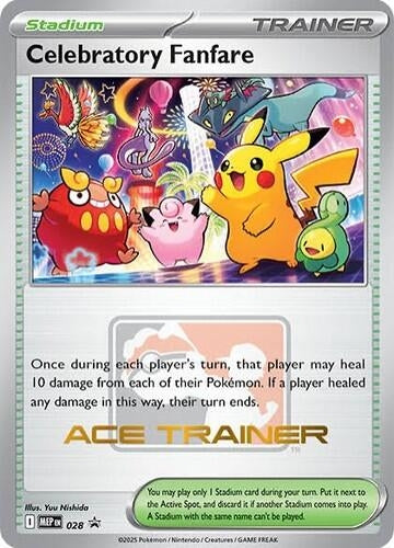 Celebratory Fanfare (Ace Trainer) (ME: Mega Evolution Promo) (028)