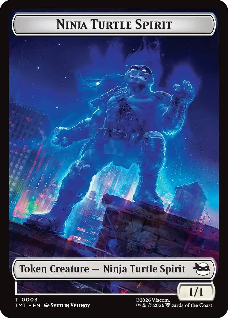 Image for Ninja Turtle Spirit // Food Double-Sided Token (Teenage Mutant Ninja Turtles) (3 // 8) - Magic: The Gathering