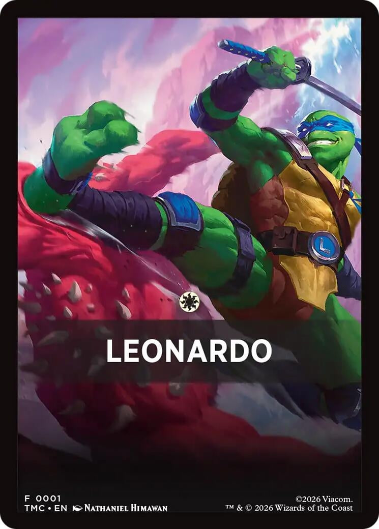 Leonardo Theme Card (Teenage Mutant Ninja Turtles) (1)