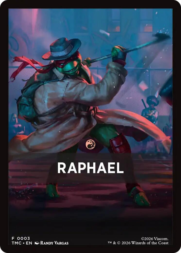 Image for Raphael Theme Card (Teenage Mutant Ninja Turtles) (3) - Magic: The Gathering