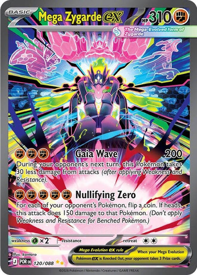 Mega Zygarde ex (ME03: Perfect Order) (120/088)