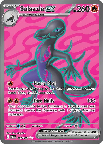 Salazzle ex (ME03: Perfect Order) (101/088)