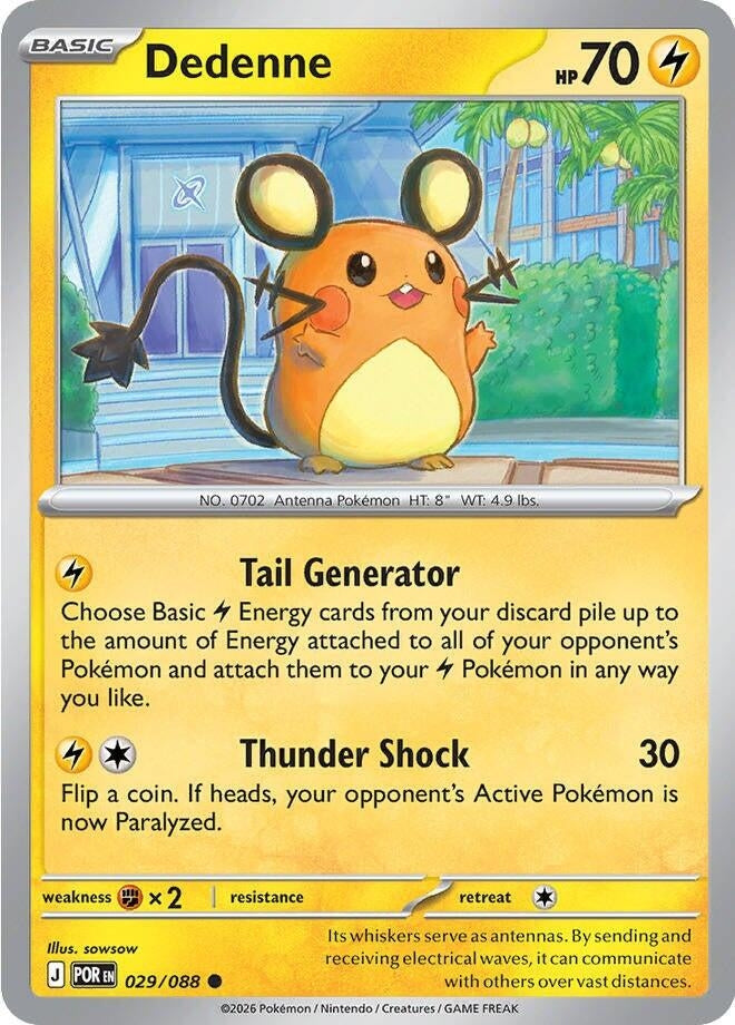 Dedenne (ME03: Perfect Order) (029/088)
