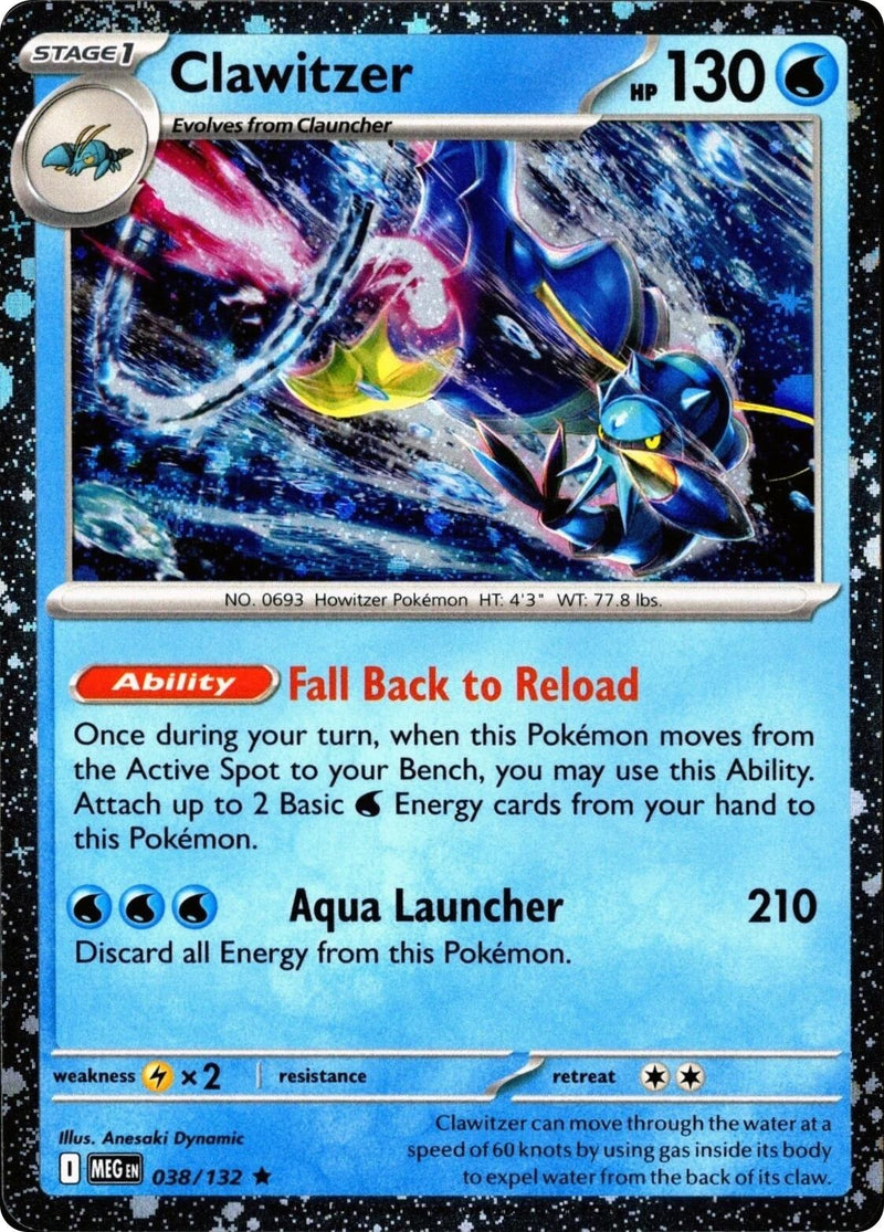 Image for Clawitzer (Cosmos Holo) (Miscellaneous Cards & Products) (038/132) - Pokemon