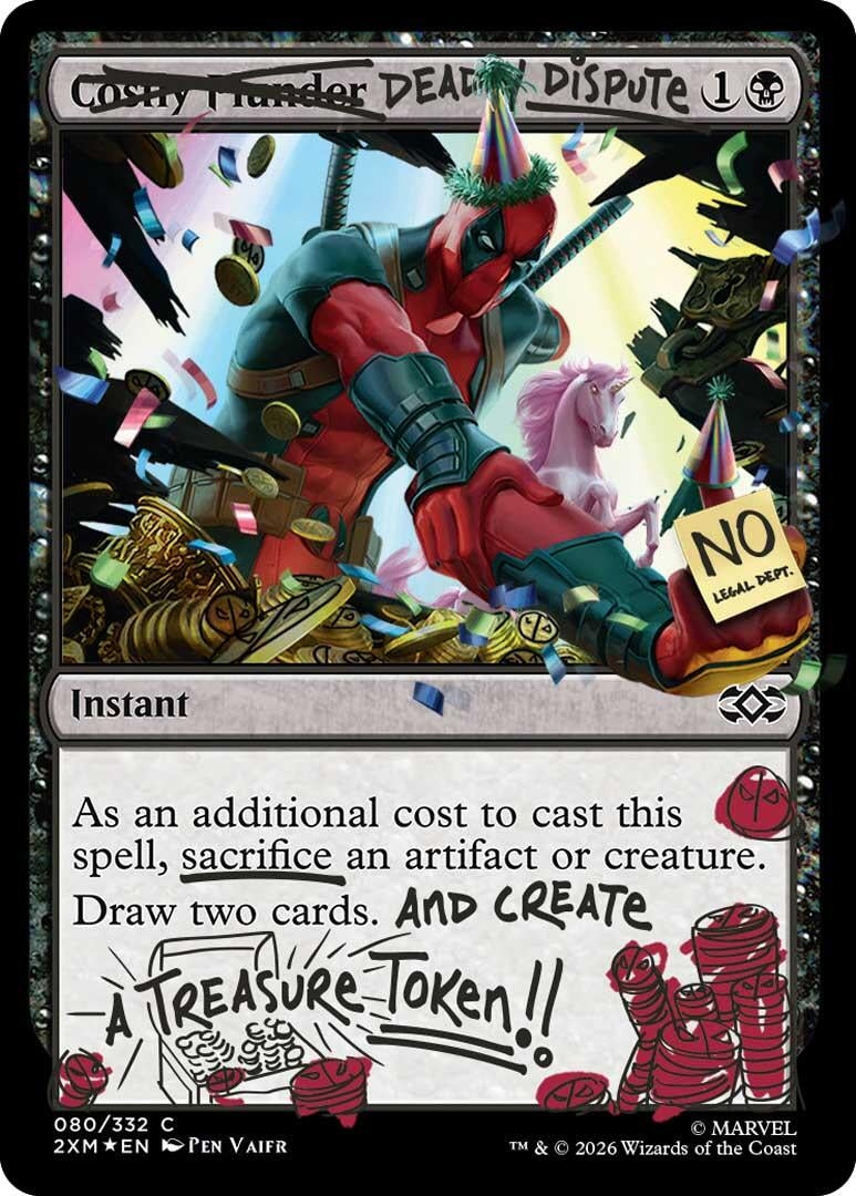 Image for Deadly Dispute (080) (Pool Party Foil) (Secret Lair Drop Series) (80) (SLD) - Magic: The Gathering