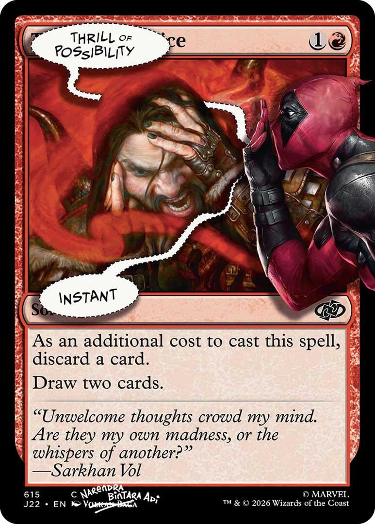 Image for Thrill of Possibility (615) (Secret Lair Drop Series) (615) (SLD) - Magic: The Gathering