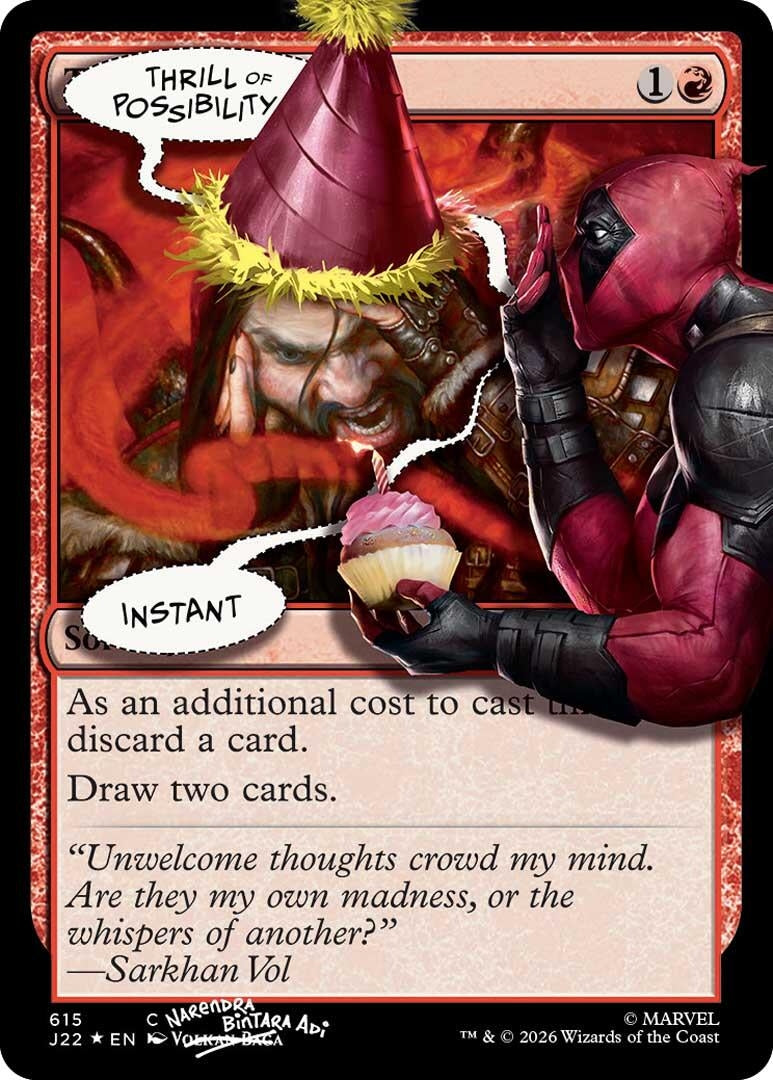Image for Thrill of Possibility (615) (Pool Party Foil) (Secret Lair Drop Series) (615) (SLD) - Magic: The Gathering