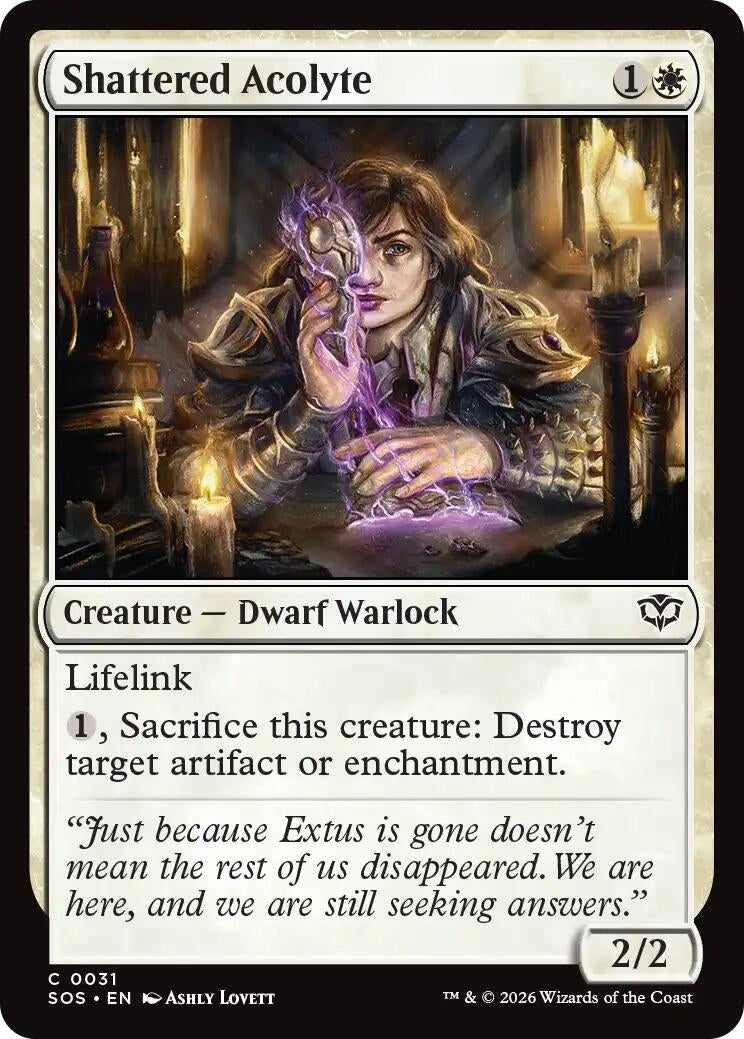 Image for Shattered Acolyte (Secrets of Strixhaven) (31) - Magic: The Gathering