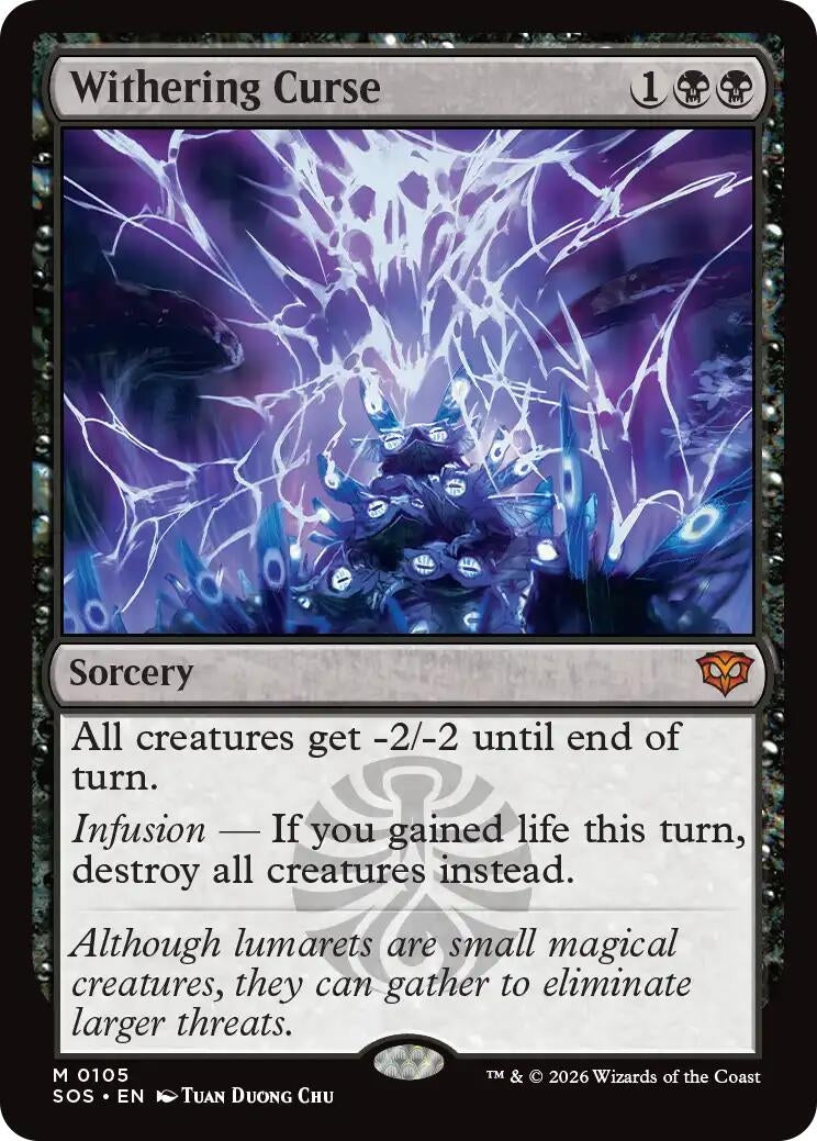 Image for Withering Curse (Secrets of Strixhaven) (105) - Magic: The Gathering