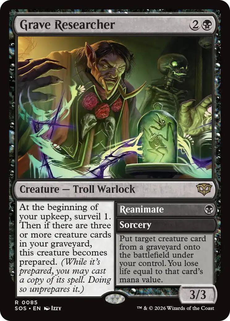 Image for Grave Researcher (Secrets of Strixhaven) (85) - Magic: The Gathering
