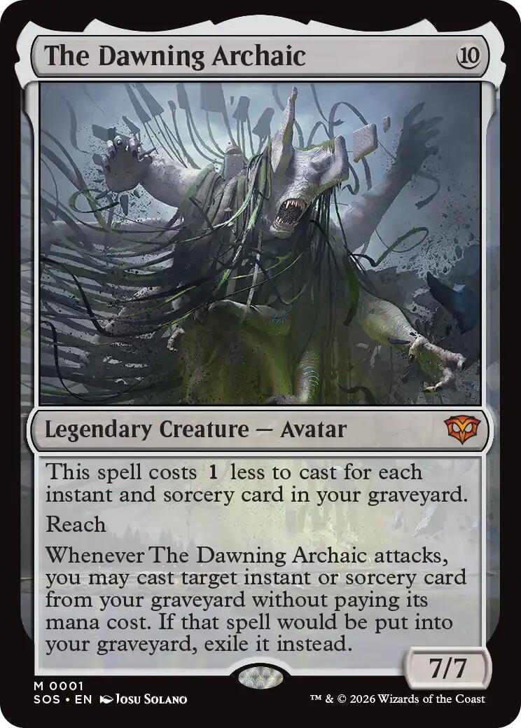 Image for The Dawning Archaic (Secrets of Strixhaven) (1) - Magic: The Gathering
