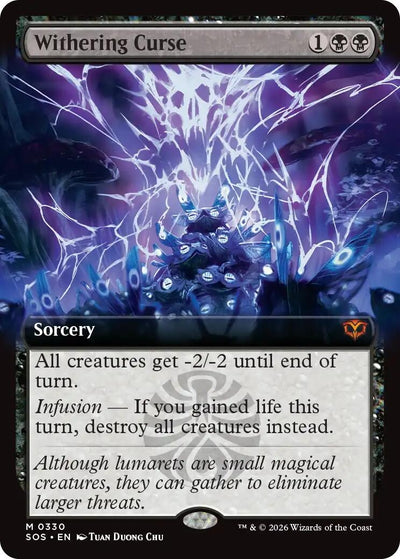 Withering Curse (Extended Art) (Secrets of Strixhaven) (330)
