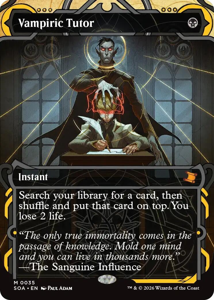 Image for Vampiric Tutor (Secrets of Strixhaven: Mystical Archive) (35) - Magic: The Gathering