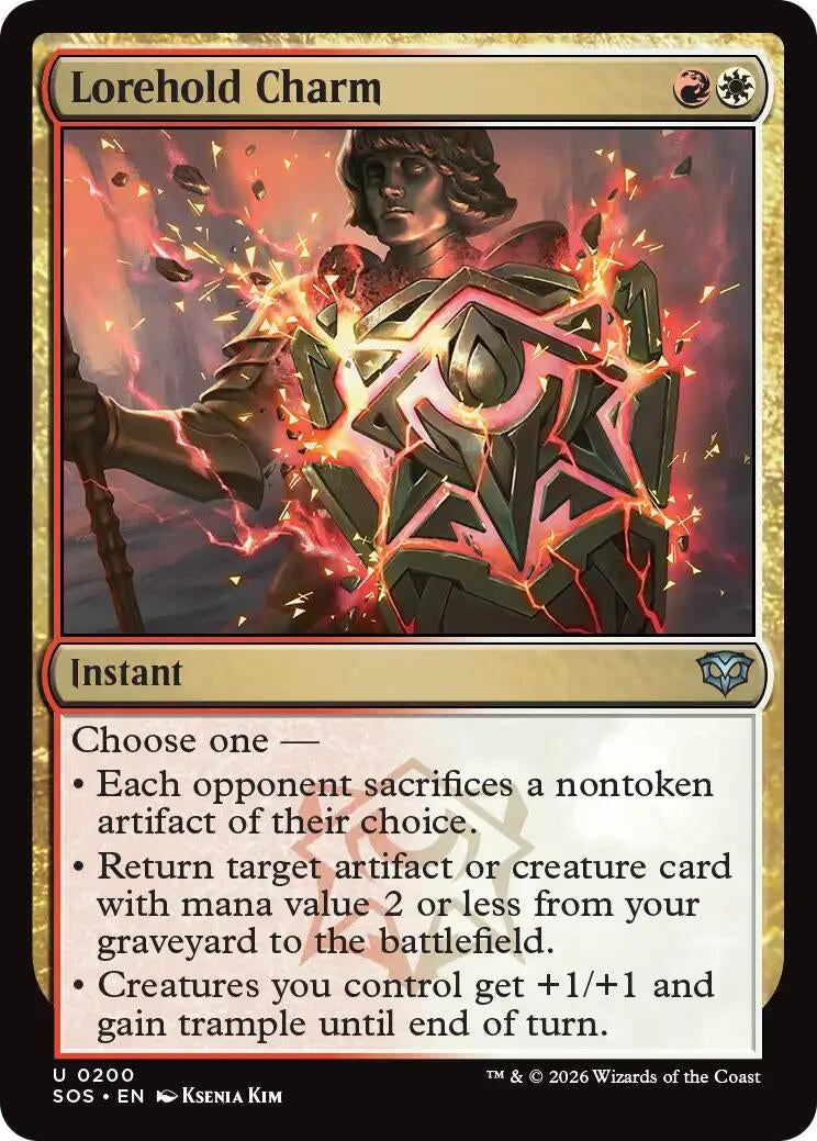 Image for Lorehold Charm (Secrets of Strixhaven) (200) - Magic: The Gathering