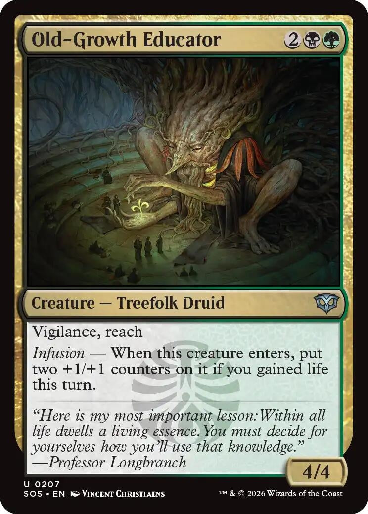 Image for Old-Growth Educator (Secrets of Strixhaven) (207) - Magic: The Gathering