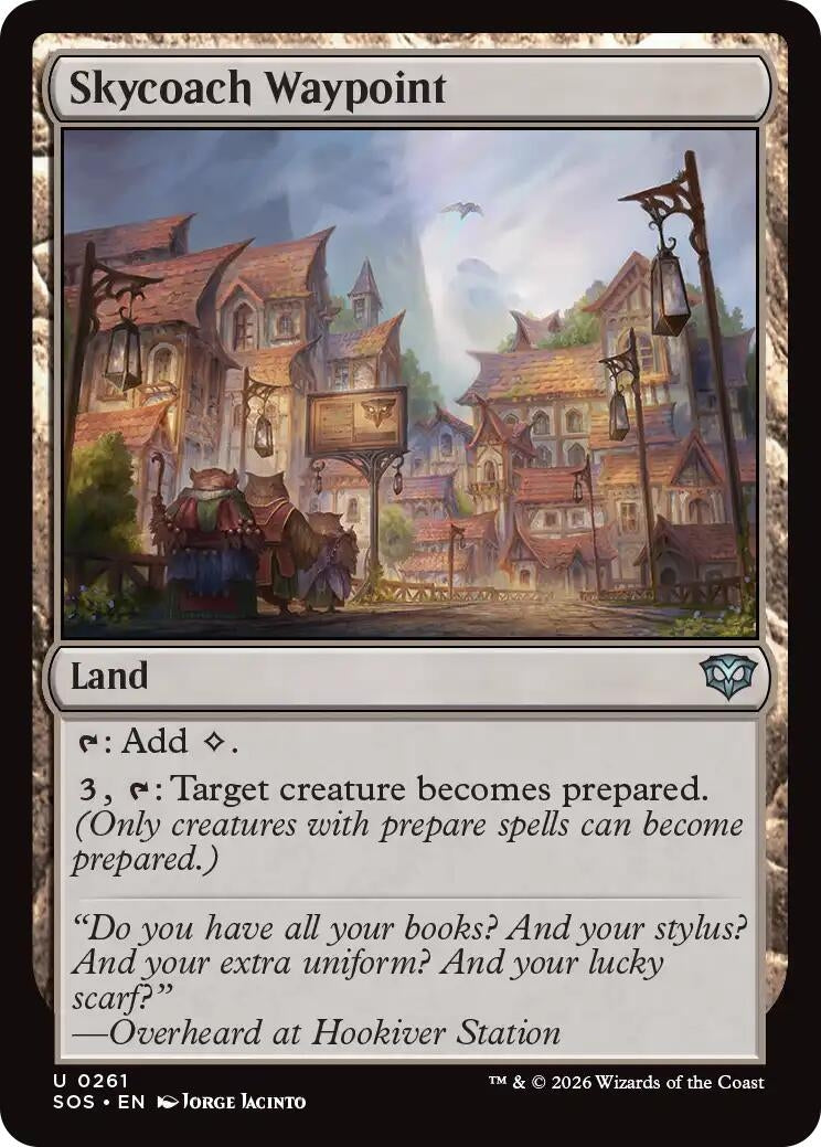 Image for Skycoach Waypoint (Secrets of Strixhaven) (261) - Magic: The Gathering