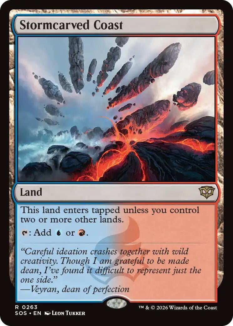 Image for Stormcarved Coast (Secrets of Strixhaven) (263) - Magic: The Gathering