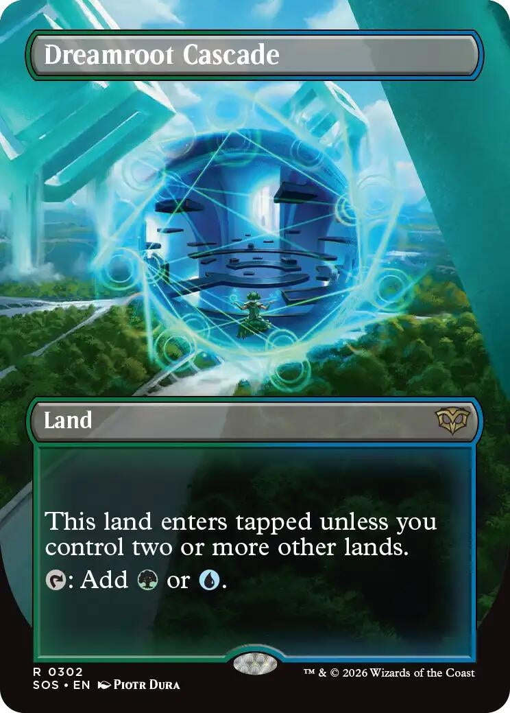 Image for Dreamroot Cascade (Borderless) (Secrets of Strixhaven) (302) - Magic: The Gathering
