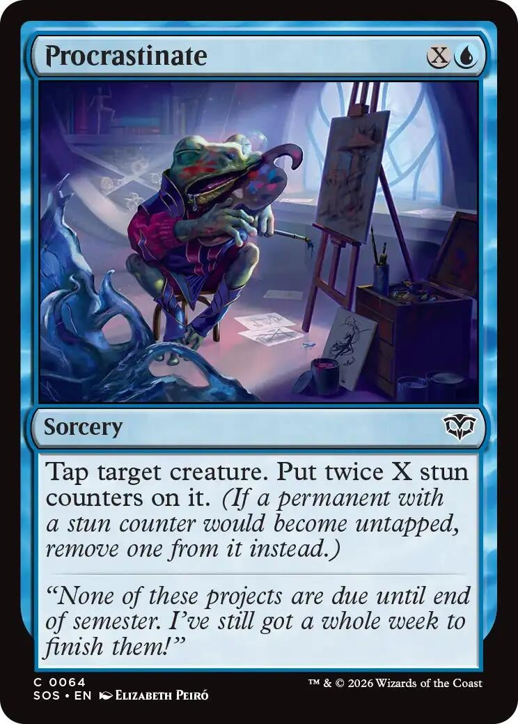 Image for Procrastinate (Secrets of Strixhaven) (64) - Magic: The Gathering
