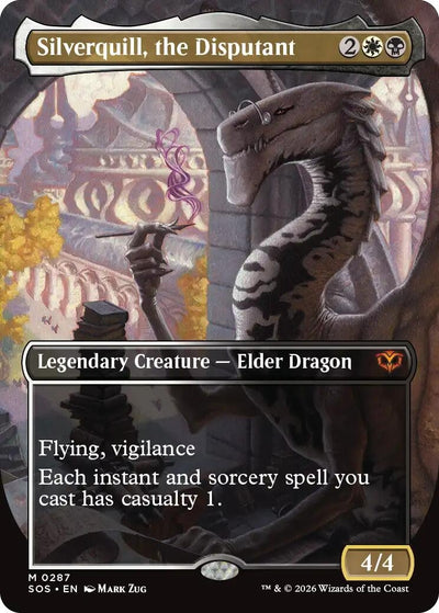 Silverquill, the Disputant (Borderless) (Secrets of Strixhaven) (287)