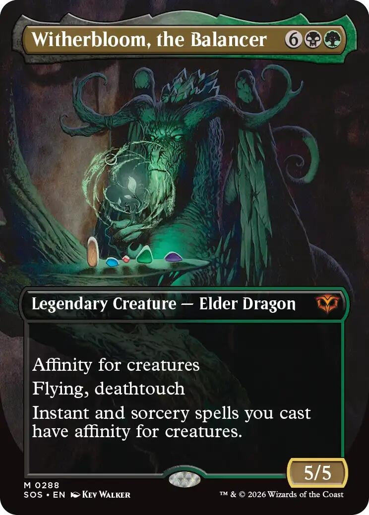 Image for Witherbloom, the Balancer (Borderless) (Secrets of Strixhaven) (288) - Magic: The Gathering