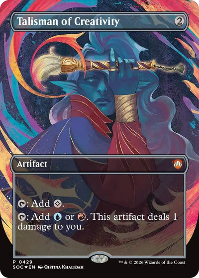 Talisman of Creativity (Borderless) (Secrets of Strixhaven) (429)