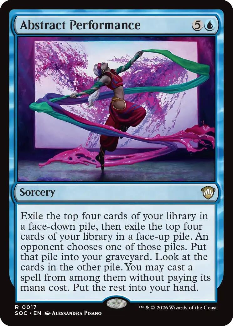 Image for Abstract Performance (Secrets of Strixhaven) (17) - Magic: The Gathering