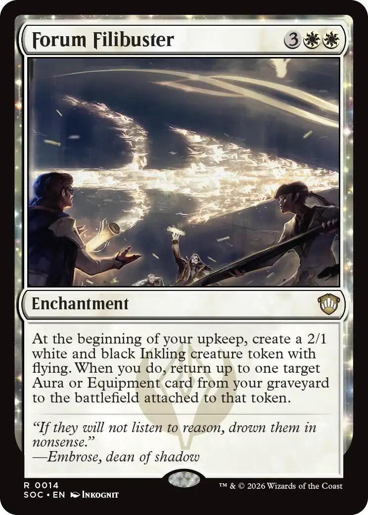 Image for Forum Filibuster (Secrets of Strixhaven) (14) - Magic: The Gathering