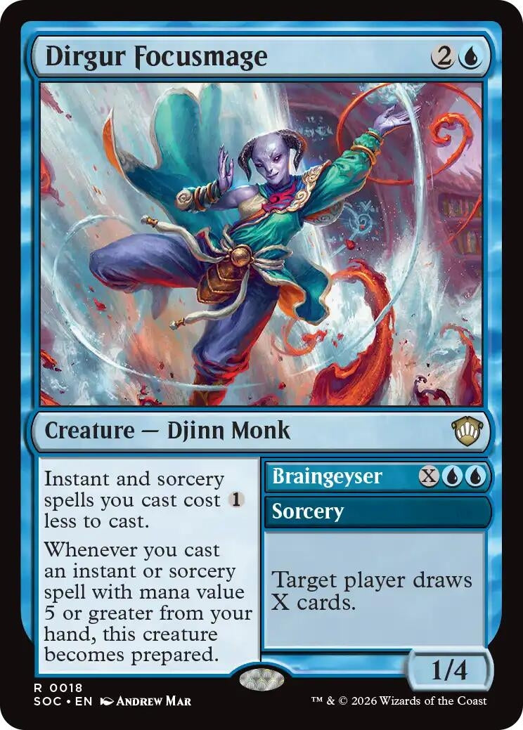 Image for Dirgur Focusmage (Secrets of Strixhaven) (18) - Magic: The Gathering