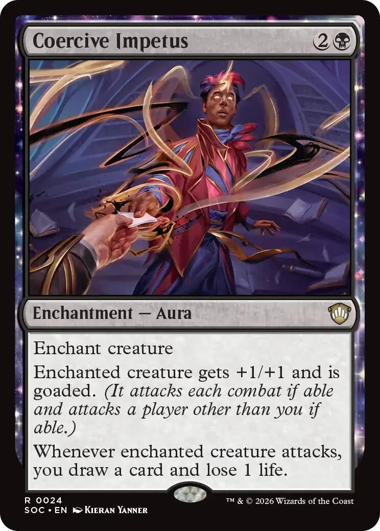 Image for Coercive Impetus (Secrets of Strixhaven) (24) - Magic: The Gathering