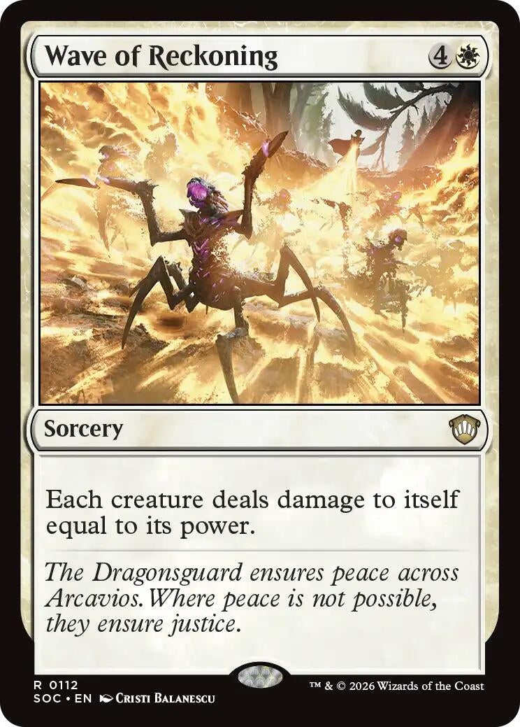 Image for Wave of Reckoning (Secrets of Strixhaven) (112) - Magic: The Gathering