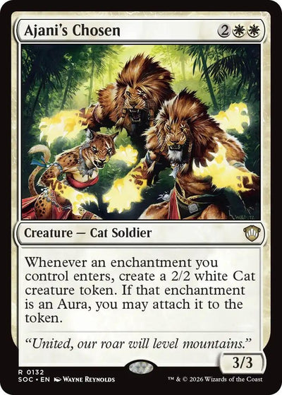 Ajani's Chosen (Secrets of Strixhaven) (132)