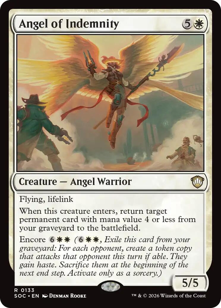 Image for Angel of Indemnity (Secrets of Strixhaven) (133) - Magic: The Gathering