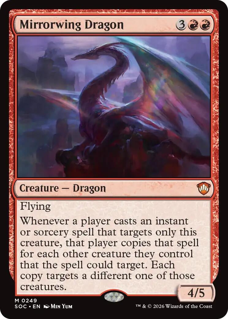 Image for Mirrorwing Dragon (Secrets of Strixhaven) (249) - Magic: The Gathering