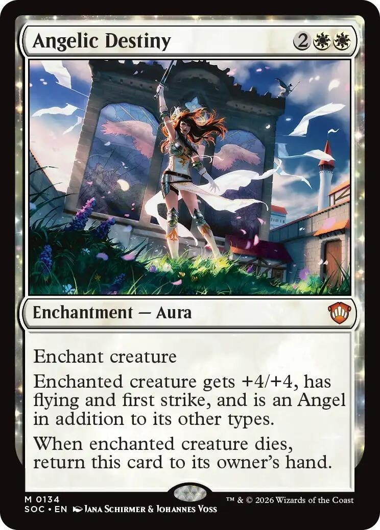 Image for Angelic Destiny (Secrets of Strixhaven) (134) - Magic: The Gathering