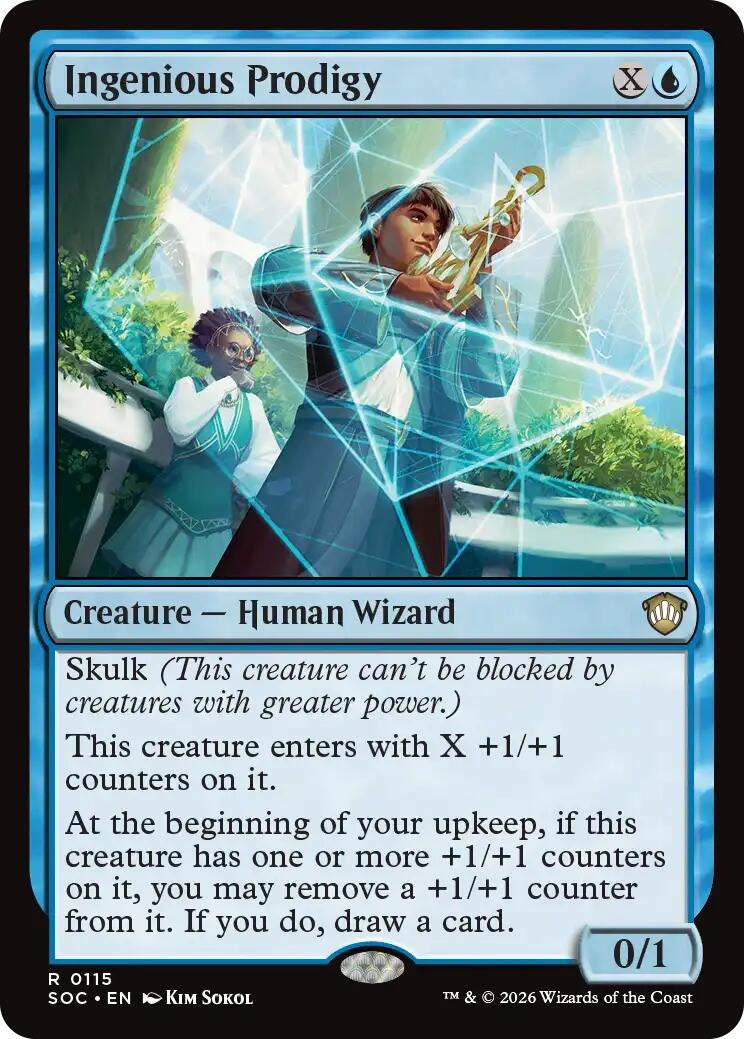 Image for Ingenious Prodigy (Secrets of Strixhaven) (115) - Magic: The Gathering