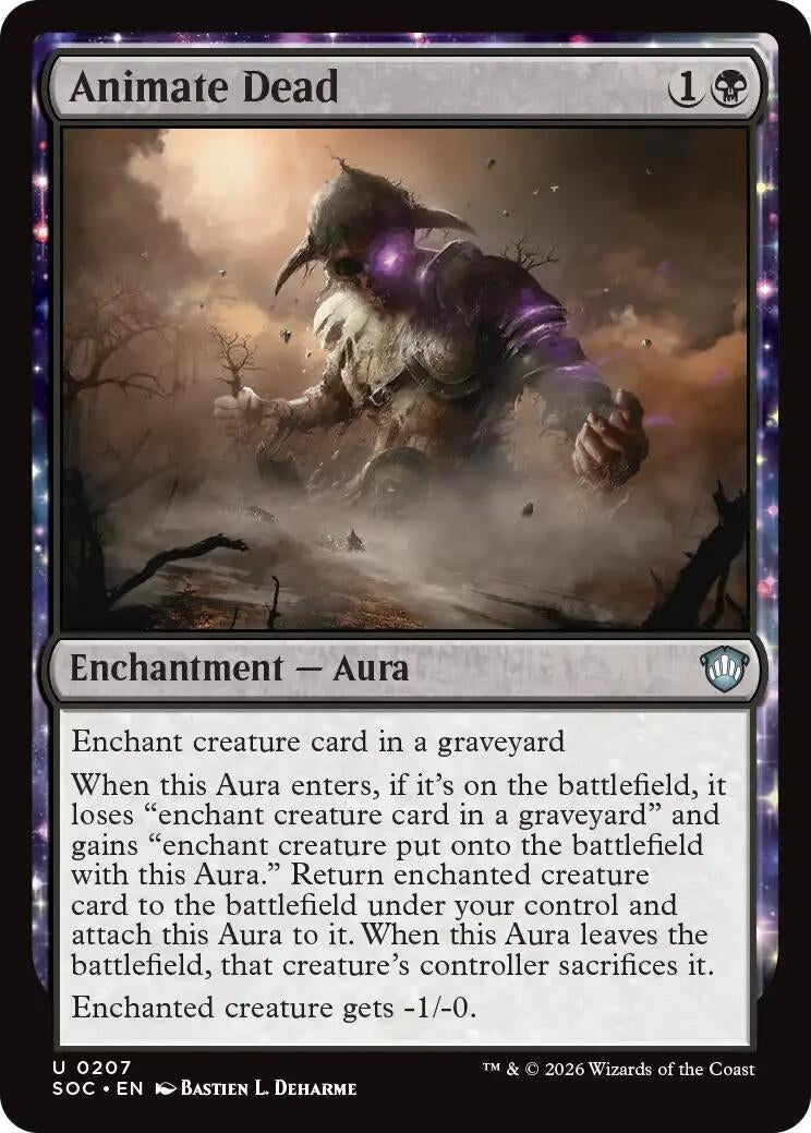 Image for Animate Dead (Secrets of Strixhaven) (207) - Magic: The Gathering