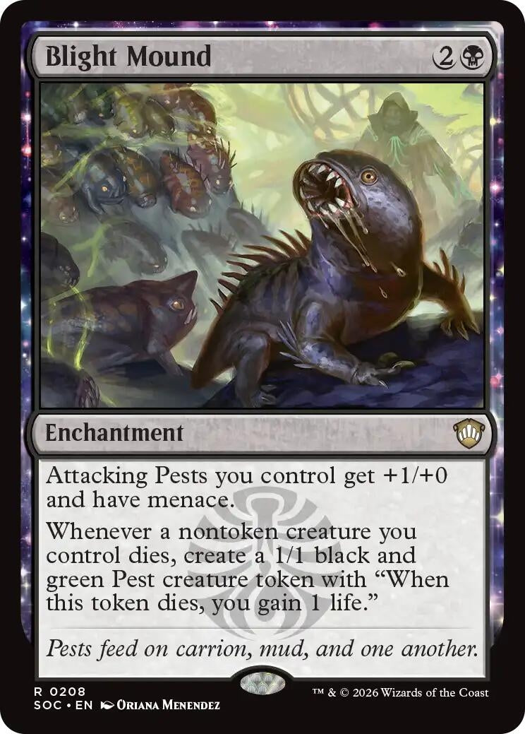 Image for Blight Mound (Secrets of Strixhaven) (208) - Magic: The Gathering