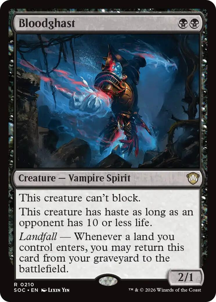 Image for Bloodghast (Secrets of Strixhaven) (210) - Magic: The Gathering