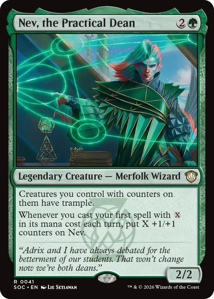 Image for Nev, the Practical Dean (Secrets of Strixhaven) (41) - Magic: The Gathering