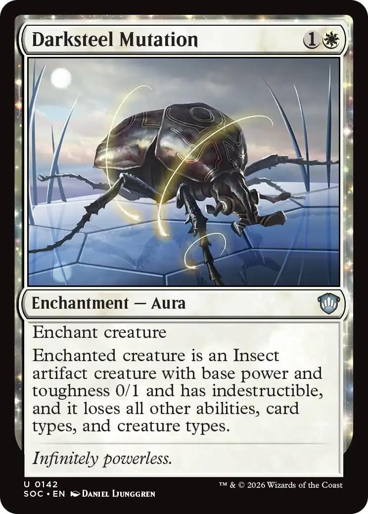 Image for Darksteel Mutation (Secrets of Strixhaven) (142) - Magic: The Gathering