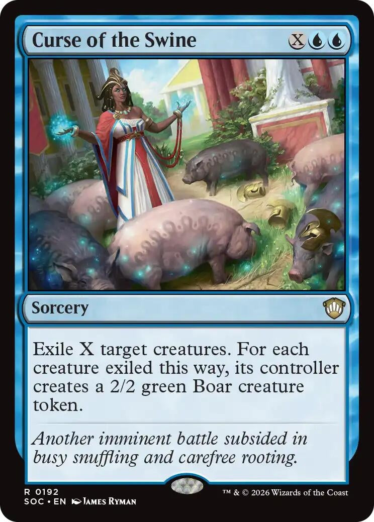 Image for Curse of the Swine (Secrets of Strixhaven) (192) - Magic: The Gathering