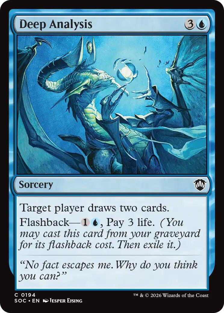 Image for Deep Analysis (Secrets of Strixhaven) (194) - Magic: The Gathering